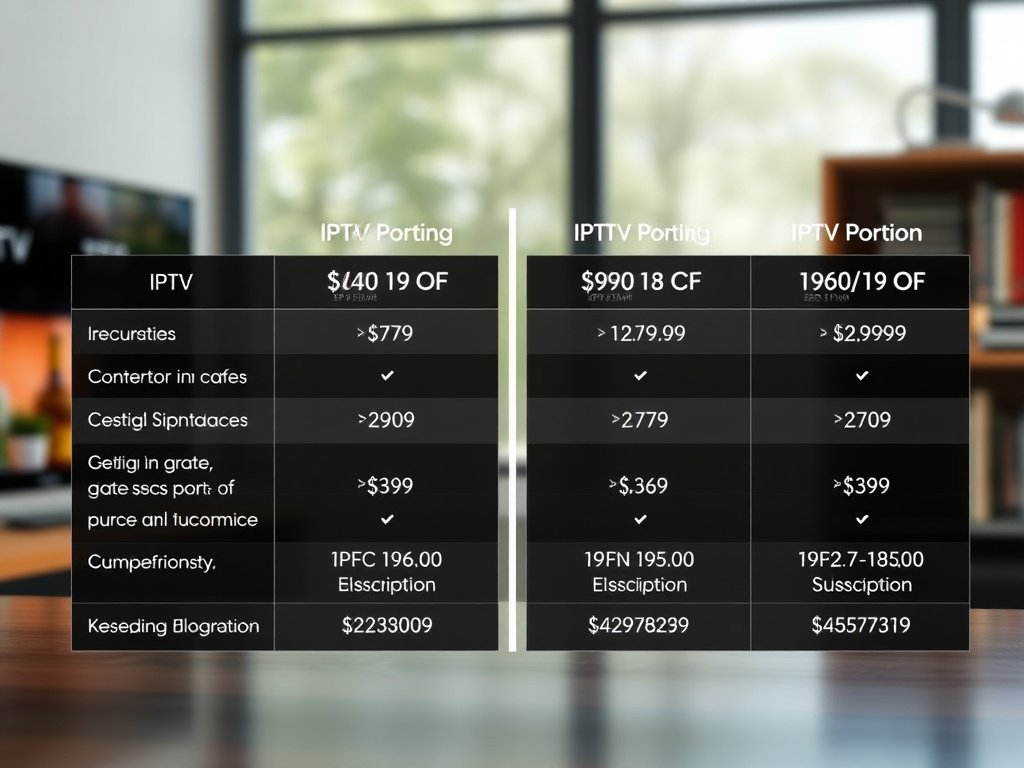 Comparaison des services d'abonnement IPTV disponibles en 2026
