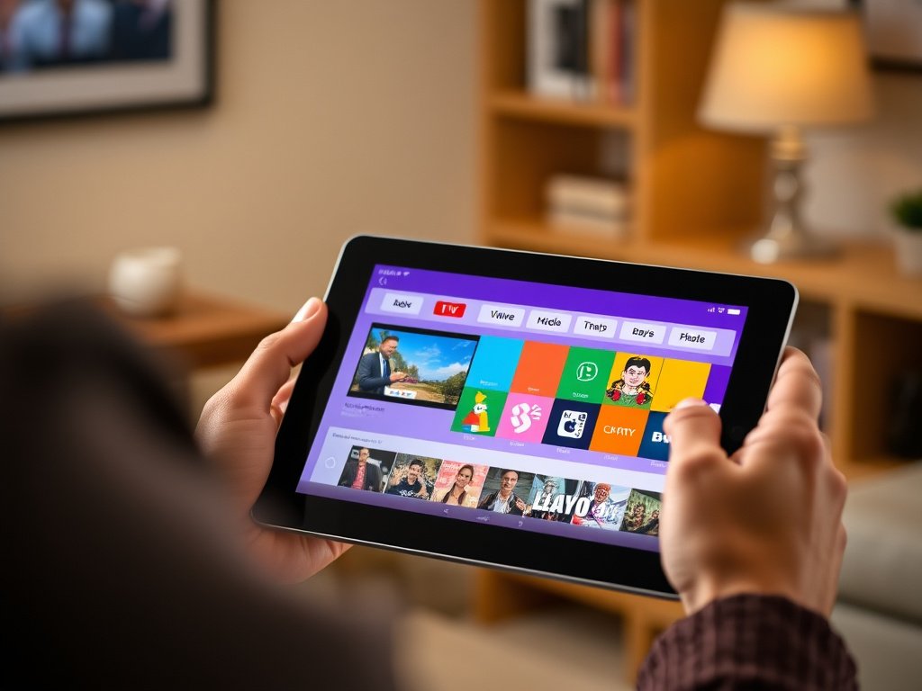 image de télévision en ligne